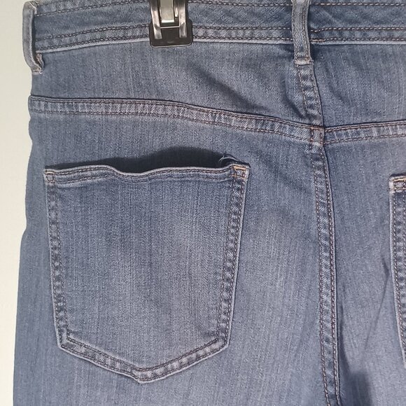 SOHO Jeans Womens 10 Culotte Wide Leg Relaxed Baggy Stretch High Waist Comfort - Picture 7 of 14